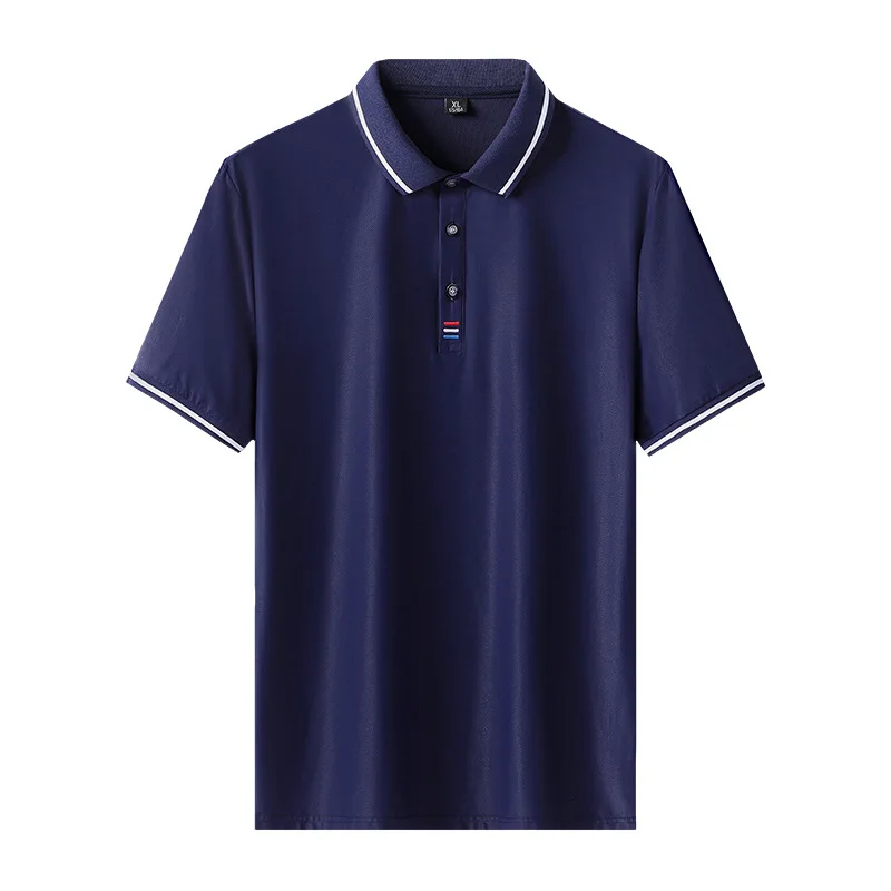 8180 Men's Quick Dry Ice Silk T-Shirt CleanFit  Shirt CityWalk Cool Feeling Three-Ester Fiber Summer Lightweight Short Sl...