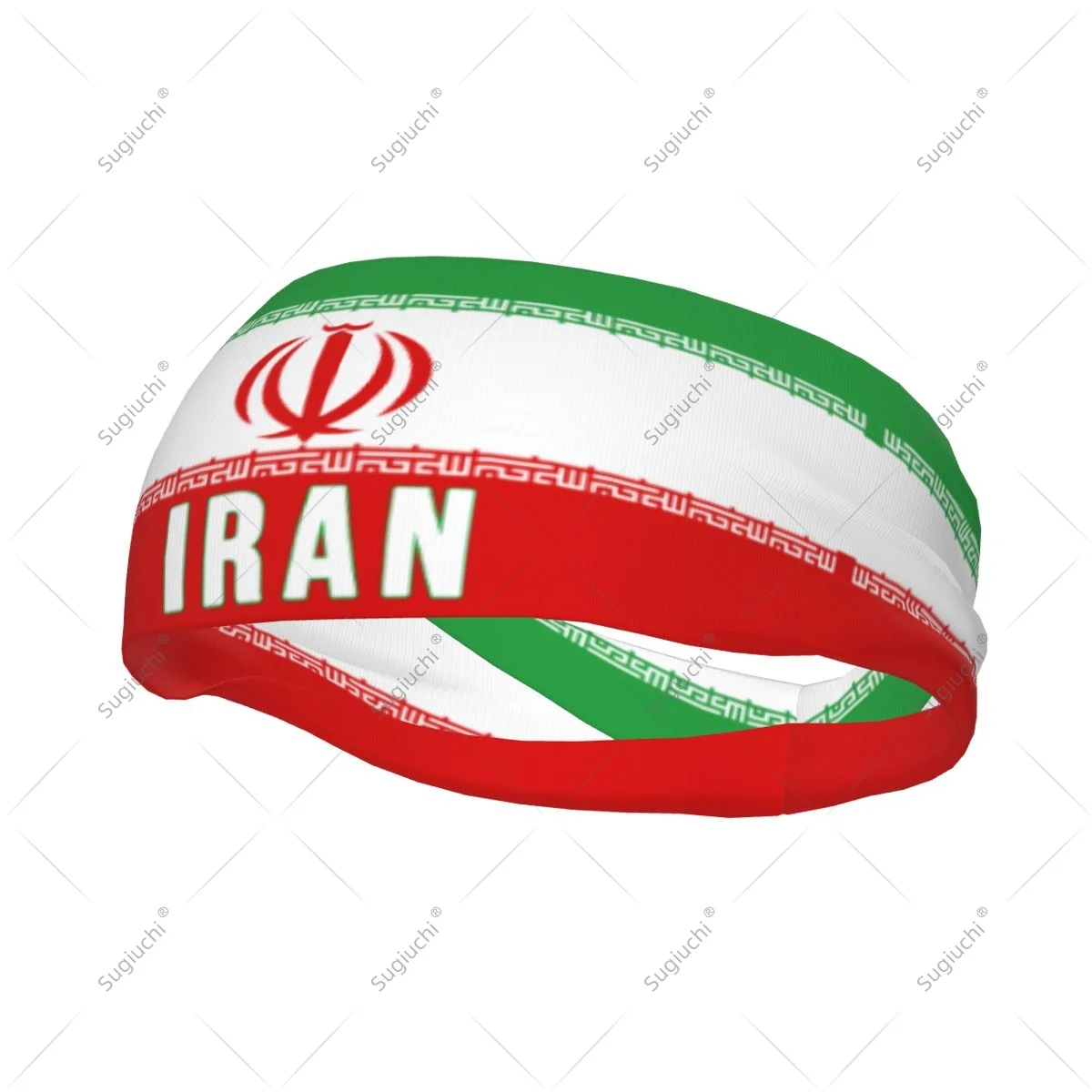 

Эластичные широкие повязки на голову с флагом Ирана для мужчин и женщин, для йоги, фитнеса, тенниса, бега, занятий в спортзале