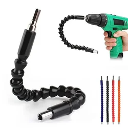 295mm 360 degrees Screwdriver Bend Universal Adapter Extension Rod Drill Bit Flexible Shaft Electrical Tool Accessories