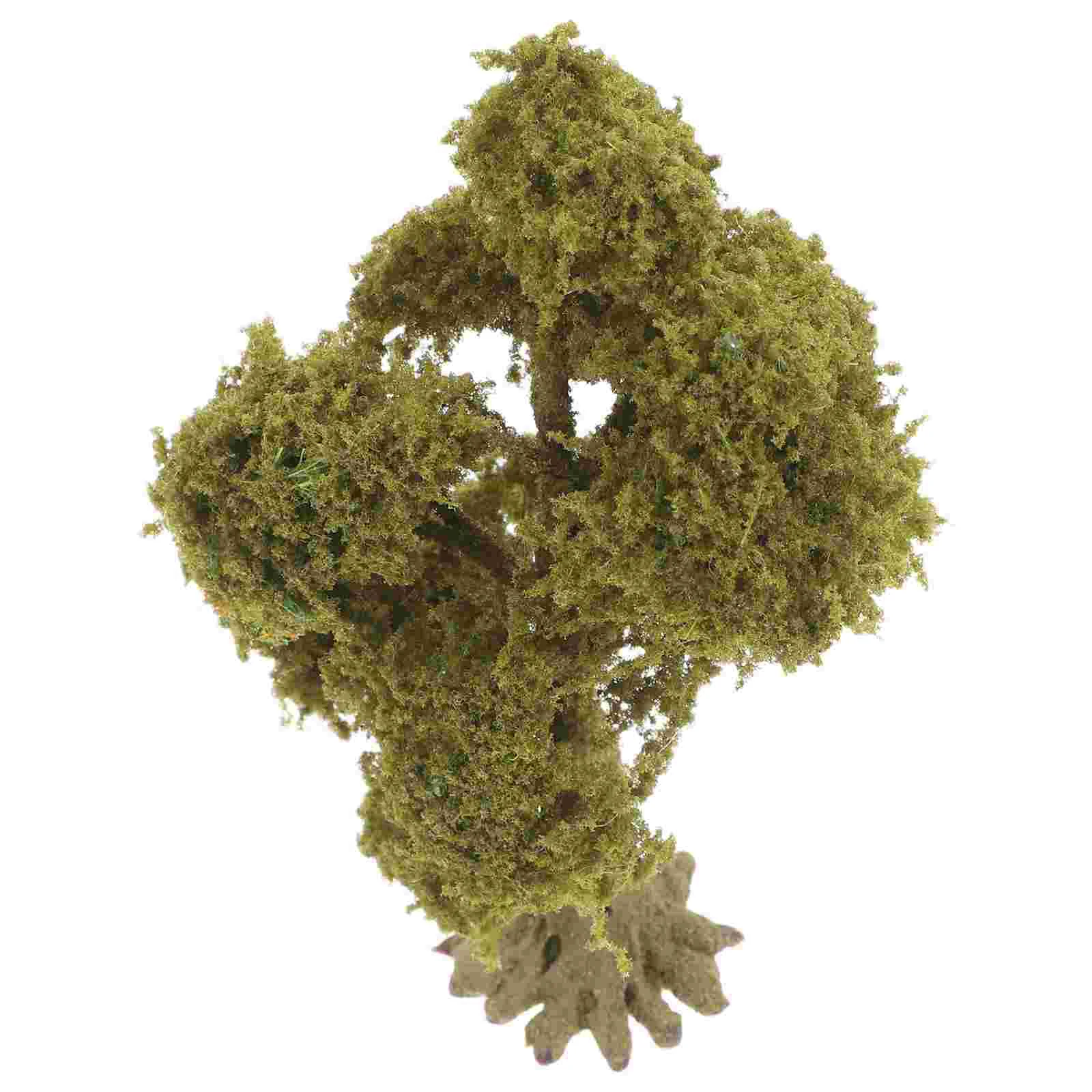 

Micro Landscape Model Tree Mini Trees for Crafts Miniature Train Plastic Woodland Scenics