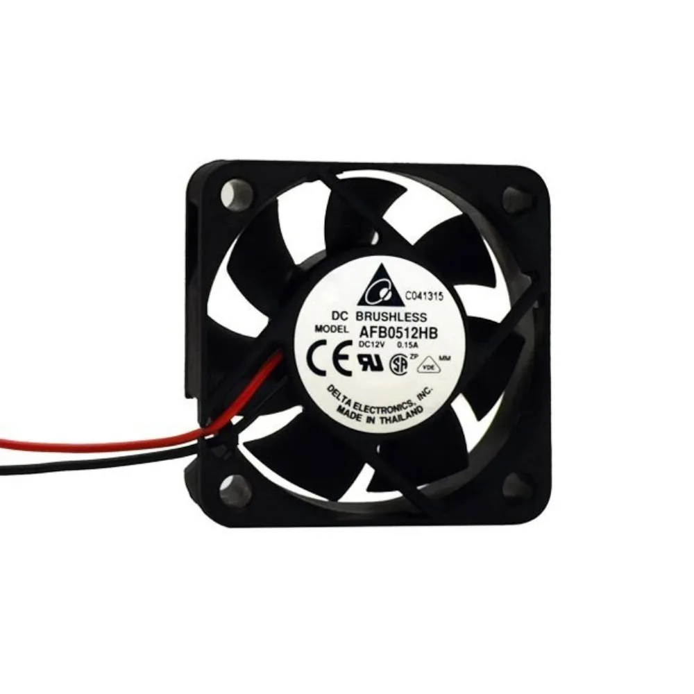 

For Delta AFB0512HB 2 Wire 50mm 12V Speed Mini Radiator Small Cooling Fan -