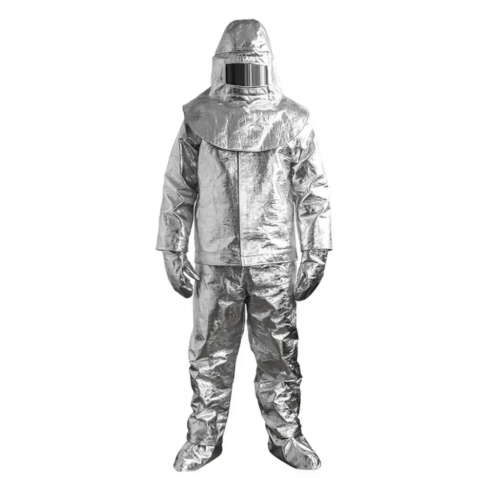 Niufurui Fireproof clothing 1000 degrees Celsius high temperature anti-burn radiation protection insulation aluminized suit