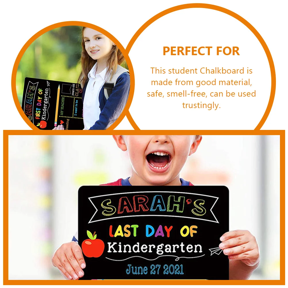 Стираемая классная доска, школьные принадлежности, двухсторонняя красочная креативная студенческая доска для классной комнаты «сделай сам», многоразовая меловая доска на первый день