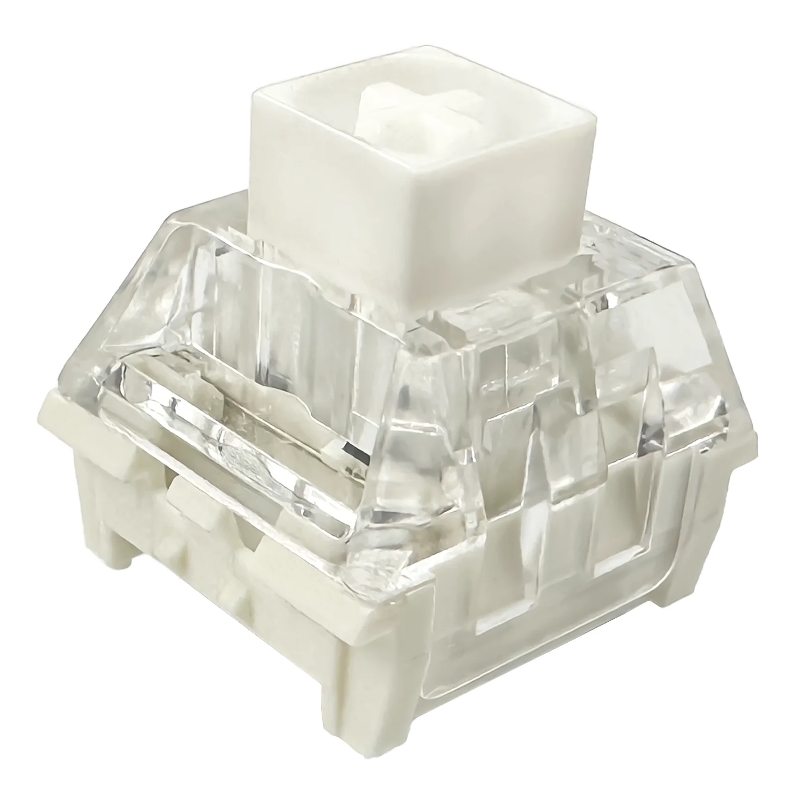 

Kailh Box White Mechanical Keyboard Switches,3-Pin 45gf Clicky/Speed Typing/Gaming/Waterproof Switches