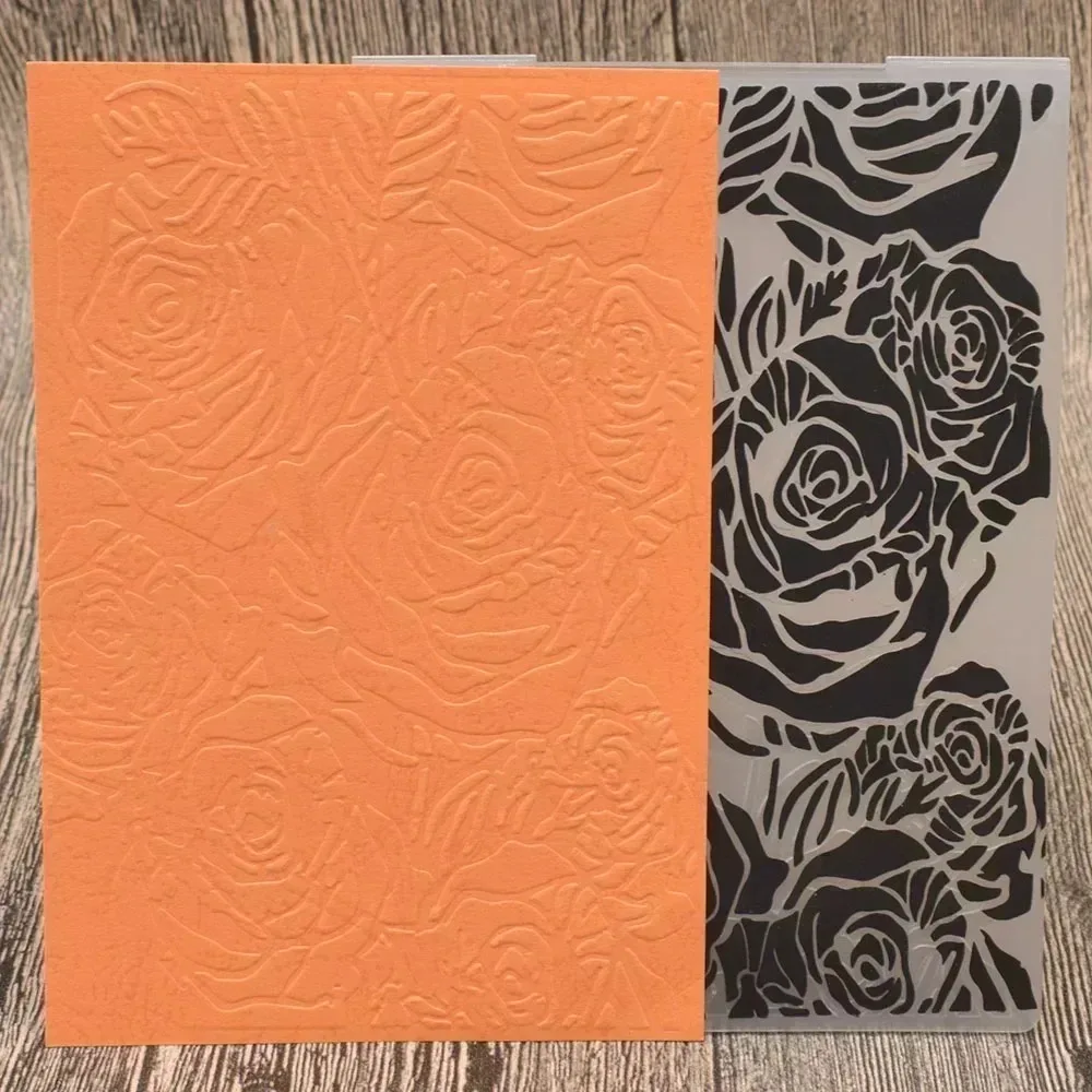 Koronkowe kwiaty plastikowa teczka z wytłoczonym wzorem szablon do scrapbookingu papier do albumu dekoracja kartek urodzinowych Diy Craft — zdjęcie 7