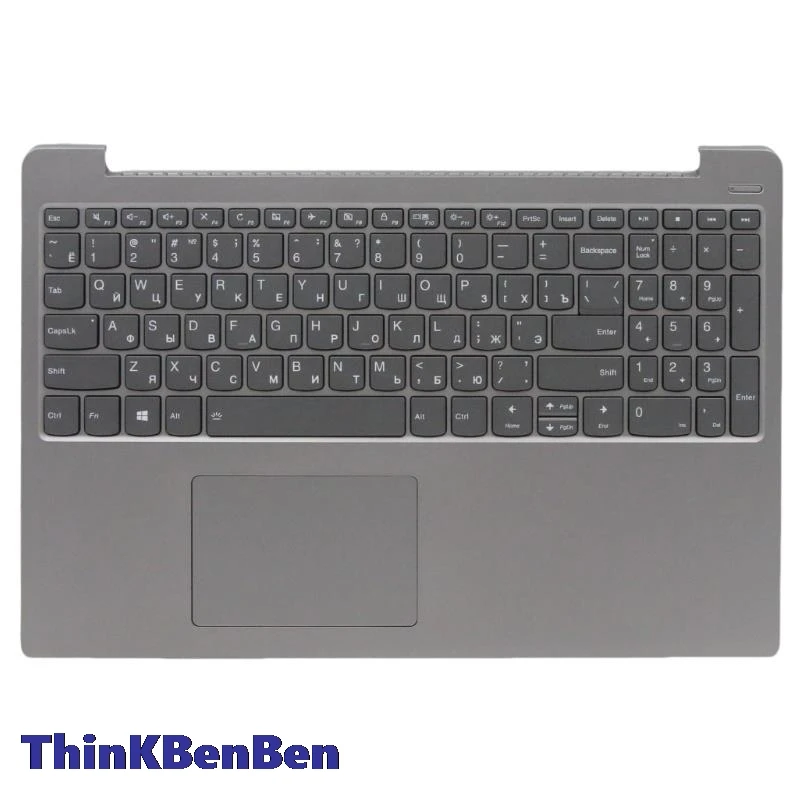 RU Russian Mineral Gray Keyboard Upper Case Palmrest Shell Cover For Lenovo Ideapad 330S 15 15IKB 15AST 15ARR 5CB0R58139