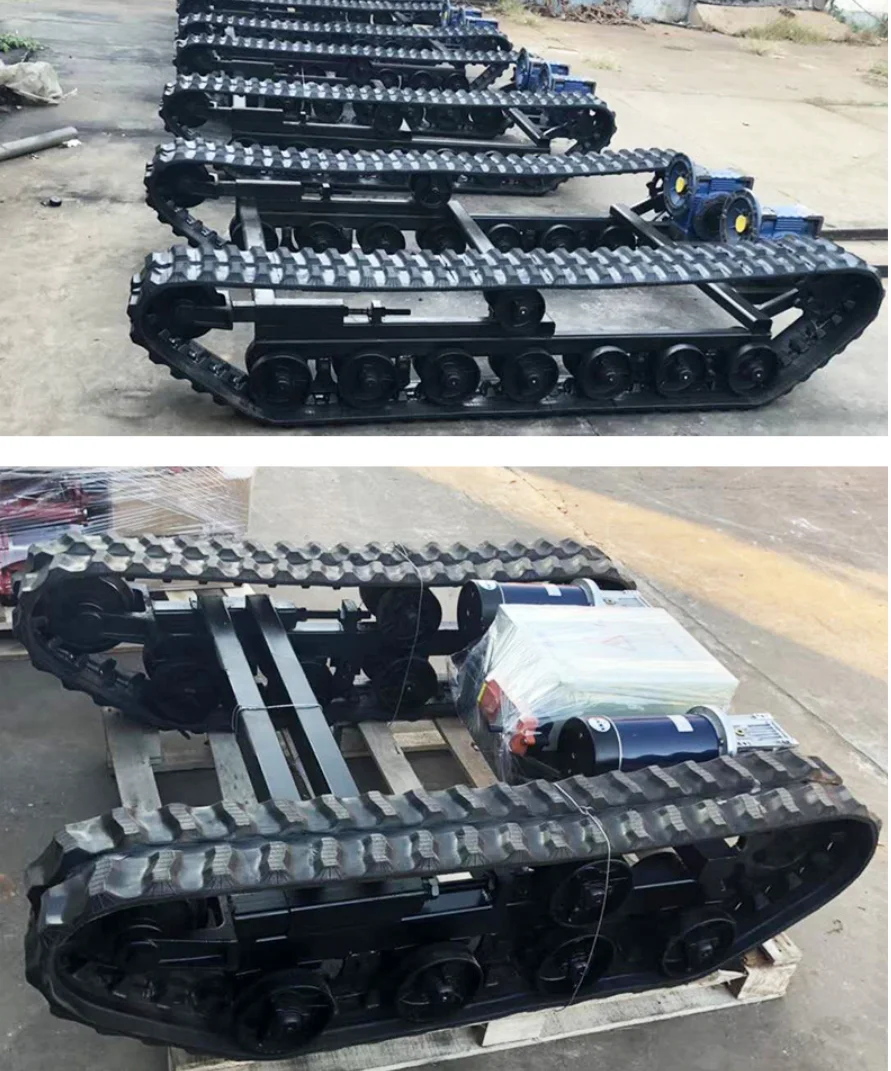 Remote Control Transport Vehicle Chassis Electric Tracked Chassis Crawler