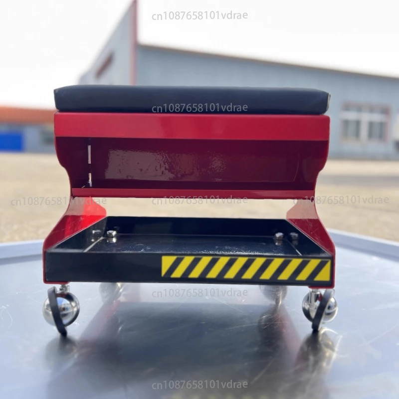 Mobile Automotive Repair Work Chair CZ-735 Alloy Shock-Absorbing, Quiet, Dual-Storage Automotive Repair Stool