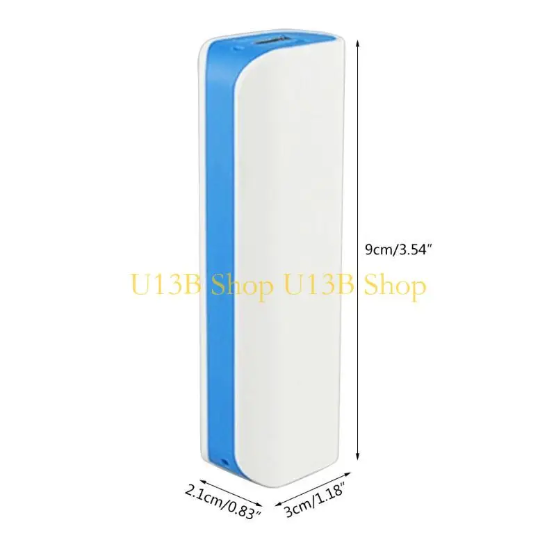 u13b شاحن بطارية الشاحن محمولة DIY Box USB MicroUSB DC5V 1A حالة شحن محمولة لـ 1pcx 18650 Weldless