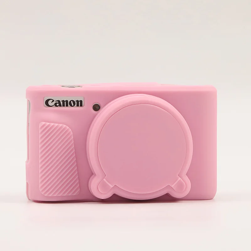 For SX740 HS Digital Camera Case Silicone Cover For Canon G7X Mark II III G7X2 G7X3 SX730 SX740HS Soft Protector Bag