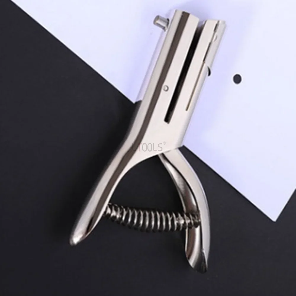 Metal 3/6/8/10mm Pore Diameter Punch Pliers Long distance 53mm Puncher Hand Paper Scrapbooking Punches PVC Paper Hole Puncher