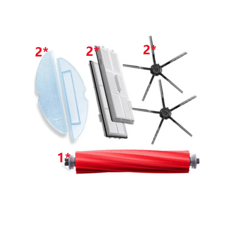 Accessoires pour aspirateur Robot Roborock S7, filtre lavable, brosse principale, brosse latérale, pièces détachées