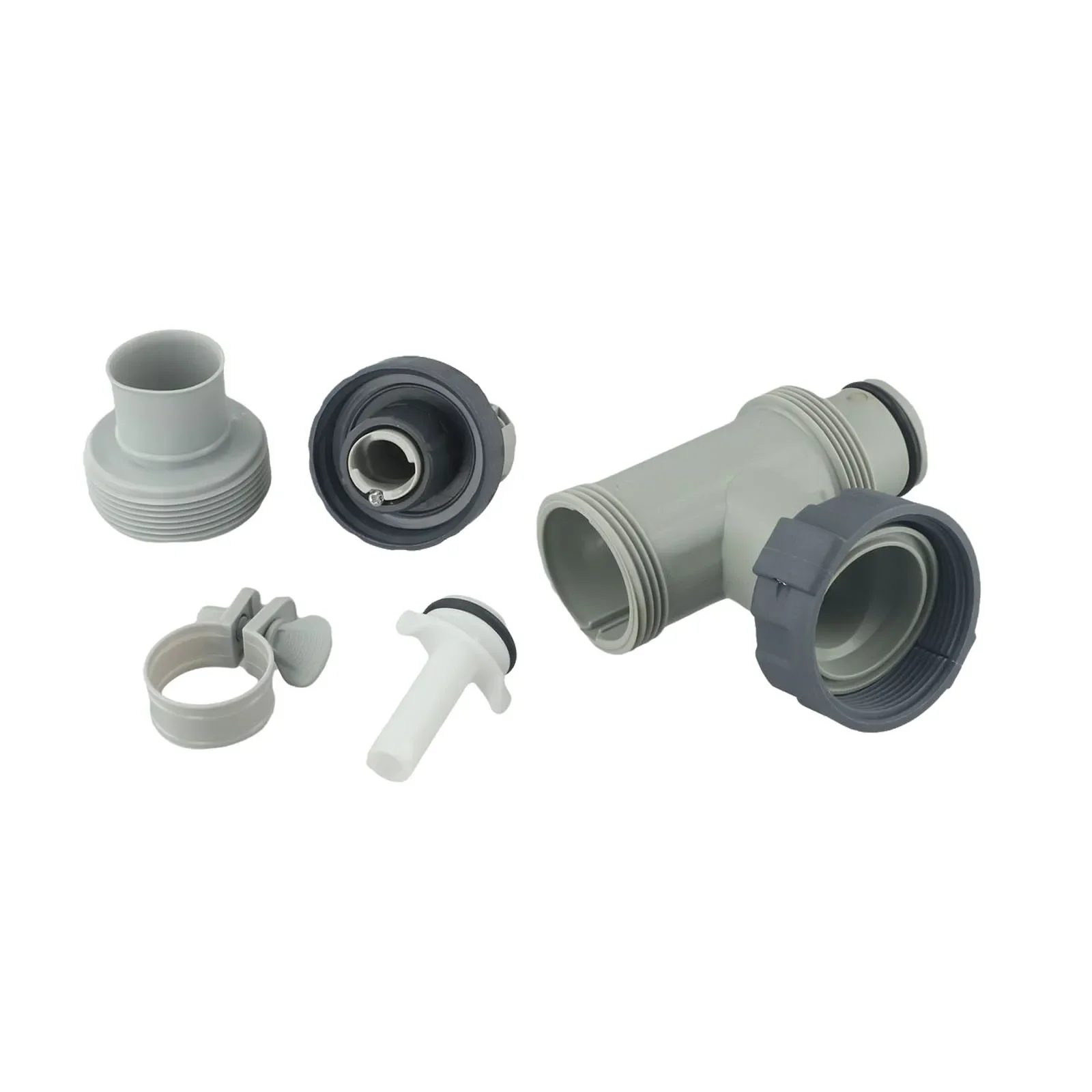 

Pool Plunger Valve And Type B Hose Adapter For Intex Pool Parts Shut Off Valve Parts With Gaskets For Above Ground Pool