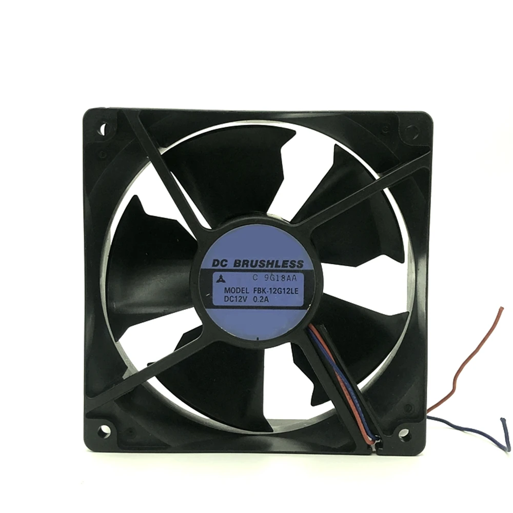 

Cooling Fan FBK-12G12LE DC 12V 0.20A 12cm 12038 120x120x38mm 2-Wire Double Ball Cooling Fan