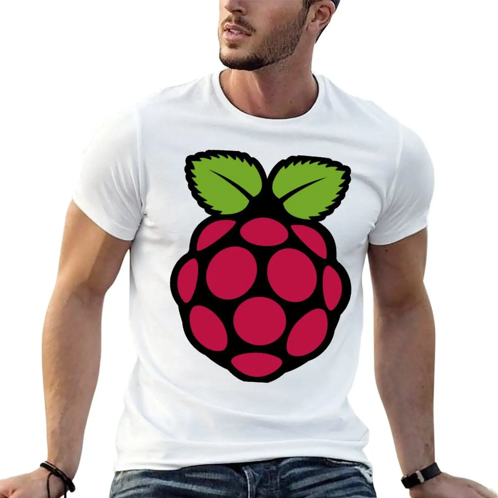 

Raspberry pi logo T-Shirt man t shirts for men casual g man t shirts for men anime tshirt T-shirt