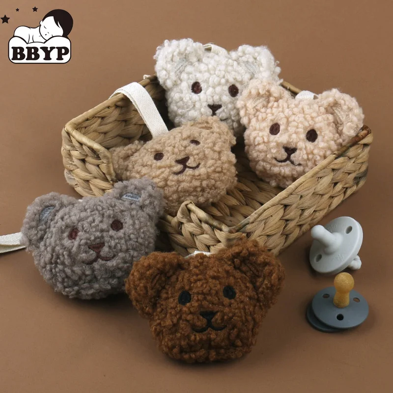 

Подвеска-пустышка в форме медведя с рисунком медведя для маленьких мальчиков и девочек, привлекает детей, детский школьный рюкзак, орнамент, украшения