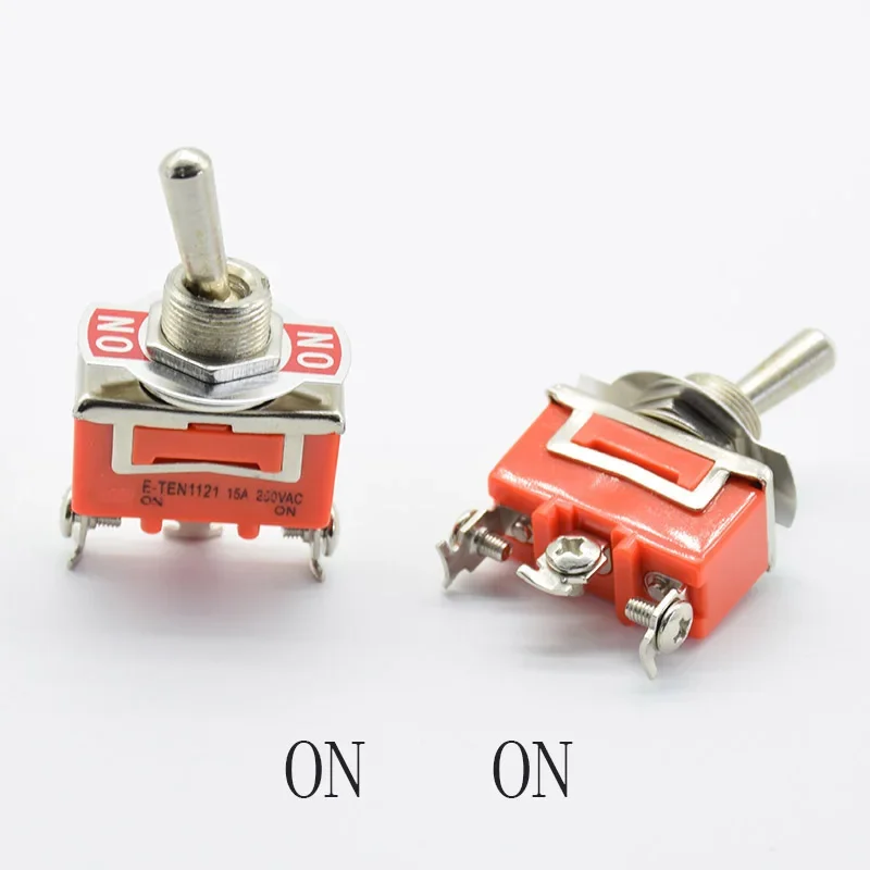 Stainless Steel Waterproof Toggle Swith ON OFF ON Car Metal SPDT SPST 12V Heavy Duty Toggle Flick Switch P0.05 15A 250V Terminal