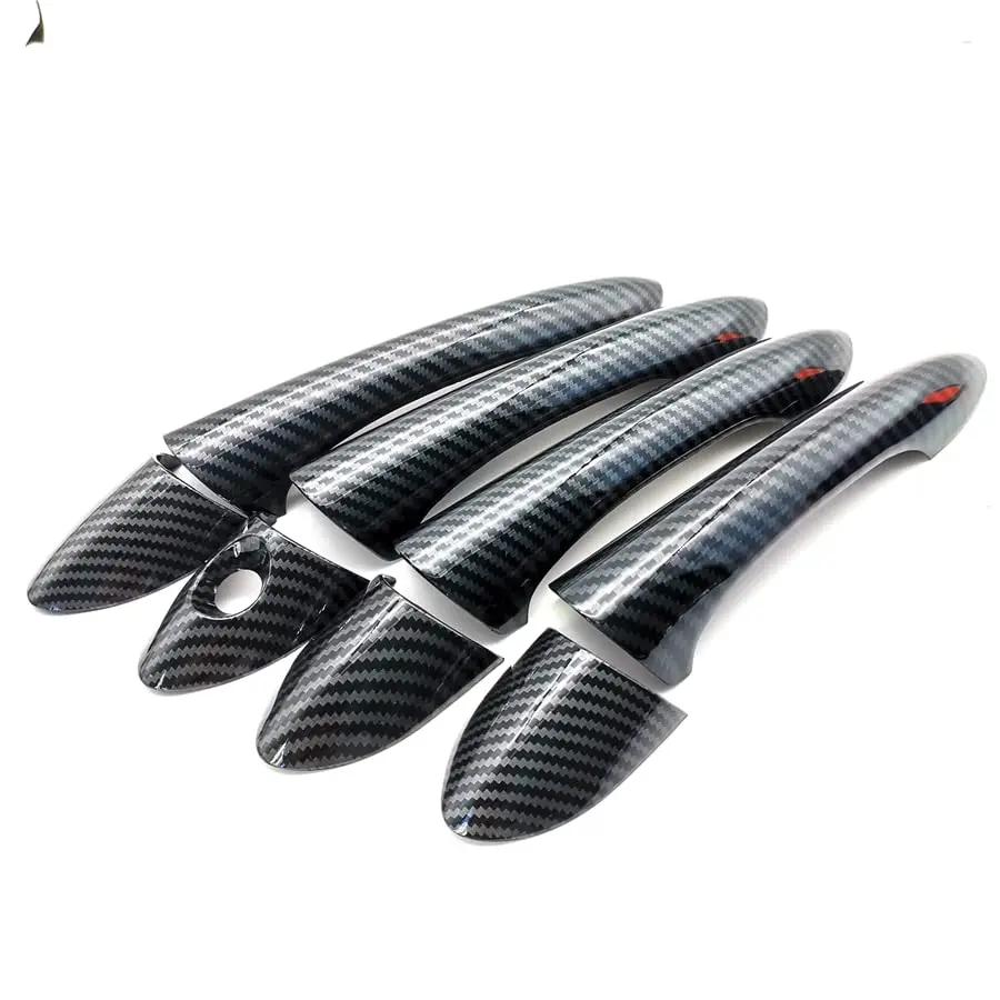

For 2011-2014 Hyundai Sonata Exterior Door Handle Cover Trims Carbon Fiber Style