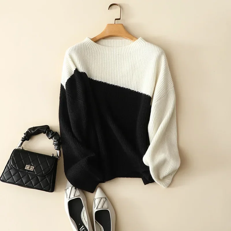 new styles high quality cashmere wool designer sweaters female autumn winter thick warm fashion pullovers oversized women tops