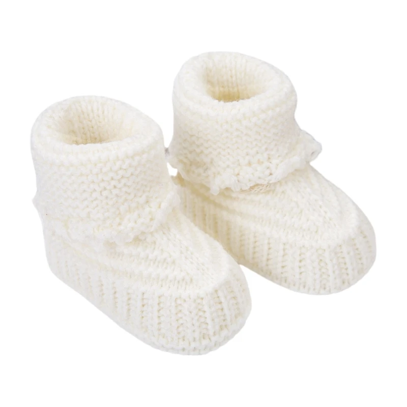 Weiche gestrickte Babyschuhe. Bequeme Lauflernschuhe. Warme und weiche Babyschuhe. Warme Kleinkindschuhe für Neugeborene und