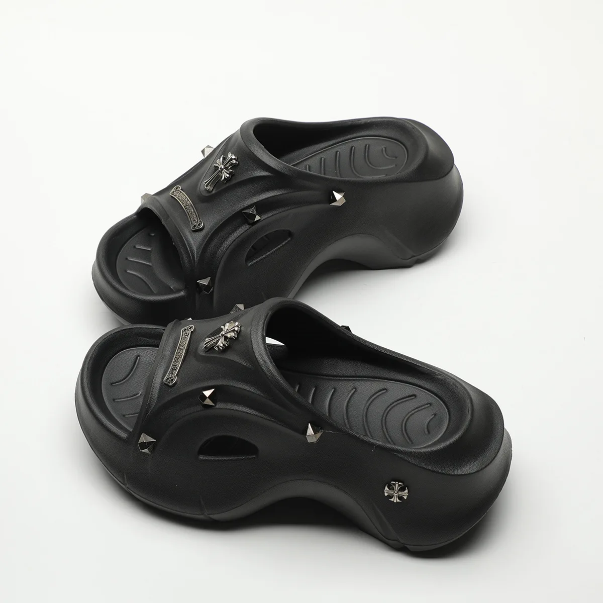 Korean Fashion DIY Summer Outwear Slippers for Women 2024 New Indoor Home EVA Thick Sole Bathroom Anti slip Slippers