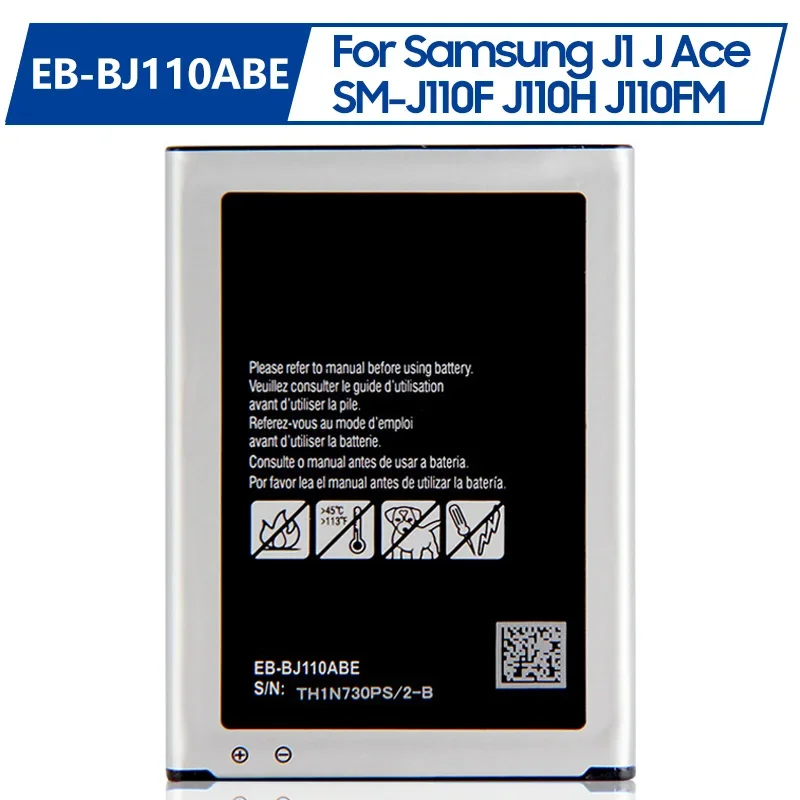 

Запасная аккумуляторная батарея для Samsung Galaxy J1 J Ace J110 3G, версия EB-BJ110ABE J110H J110F J110FM J1 Ace 1900 мАч