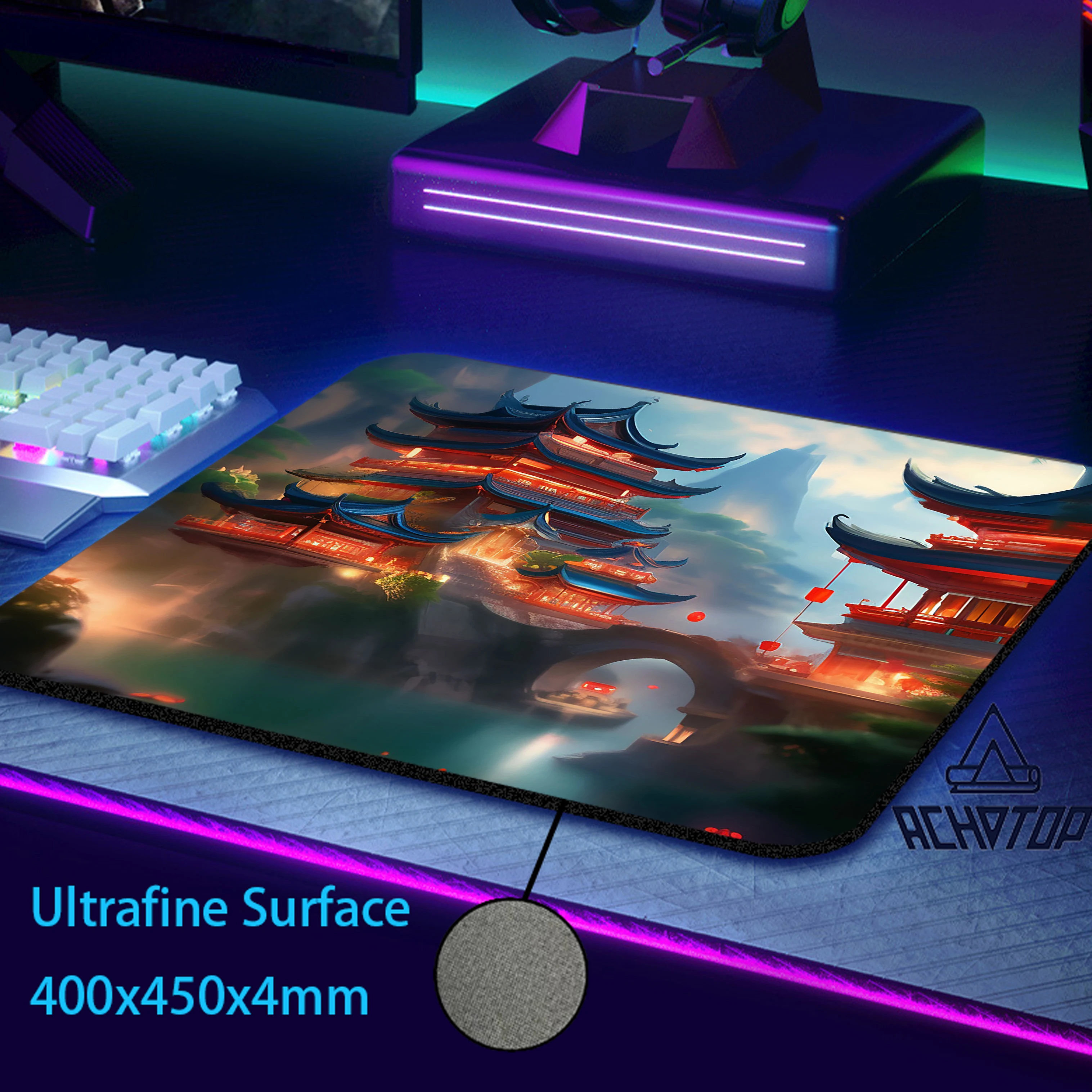 Gamer Professional Sinicism Gaming Mouse Pad Game Ultrafine Surface Balance Mouse Mat 45x40CM E-Sports Mousepad Desk Mat