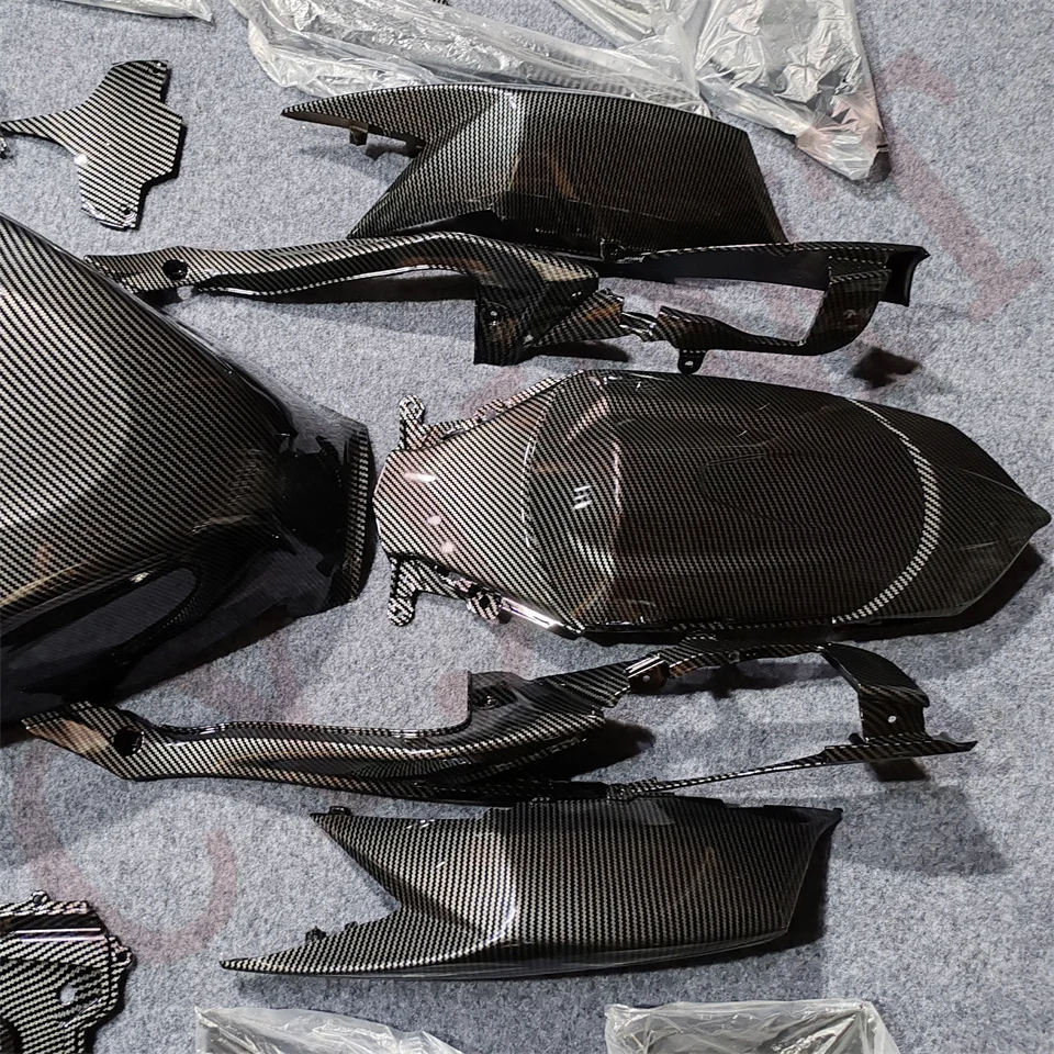 Carbon Fibre Gloss Motorcycle Fairings for Gsxr 600 750 K8 2008 2009 2010 Fairing Kit Gsxr600 Gsxr750 08-10 Bodyframe Cowl Shell view 6