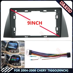 FOR 2004-2008 Chery TIGGO 9INCH Car Radio Android Stereo audio screen multimedia video player navigation cables Harness frame