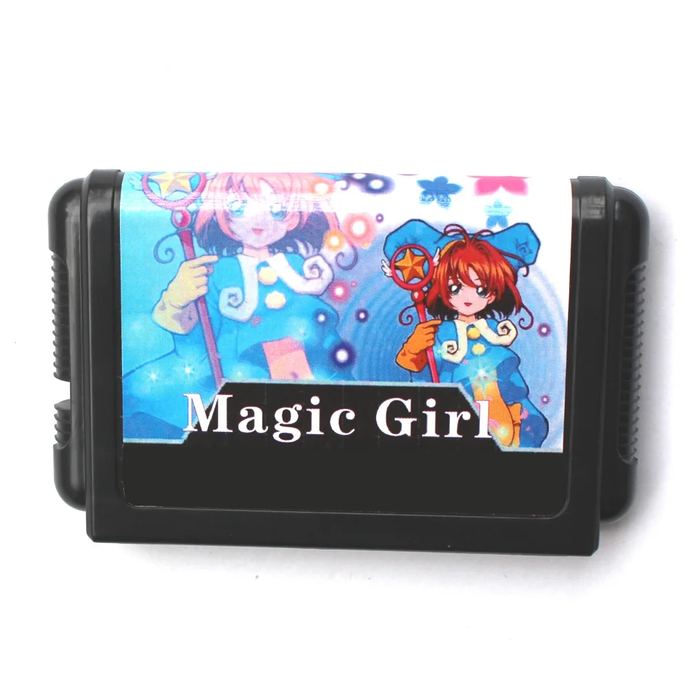 Tarjeta de juego Magic Girl MD de 16 bits para consolas Sega MegaDrive Genesis de 16 bits