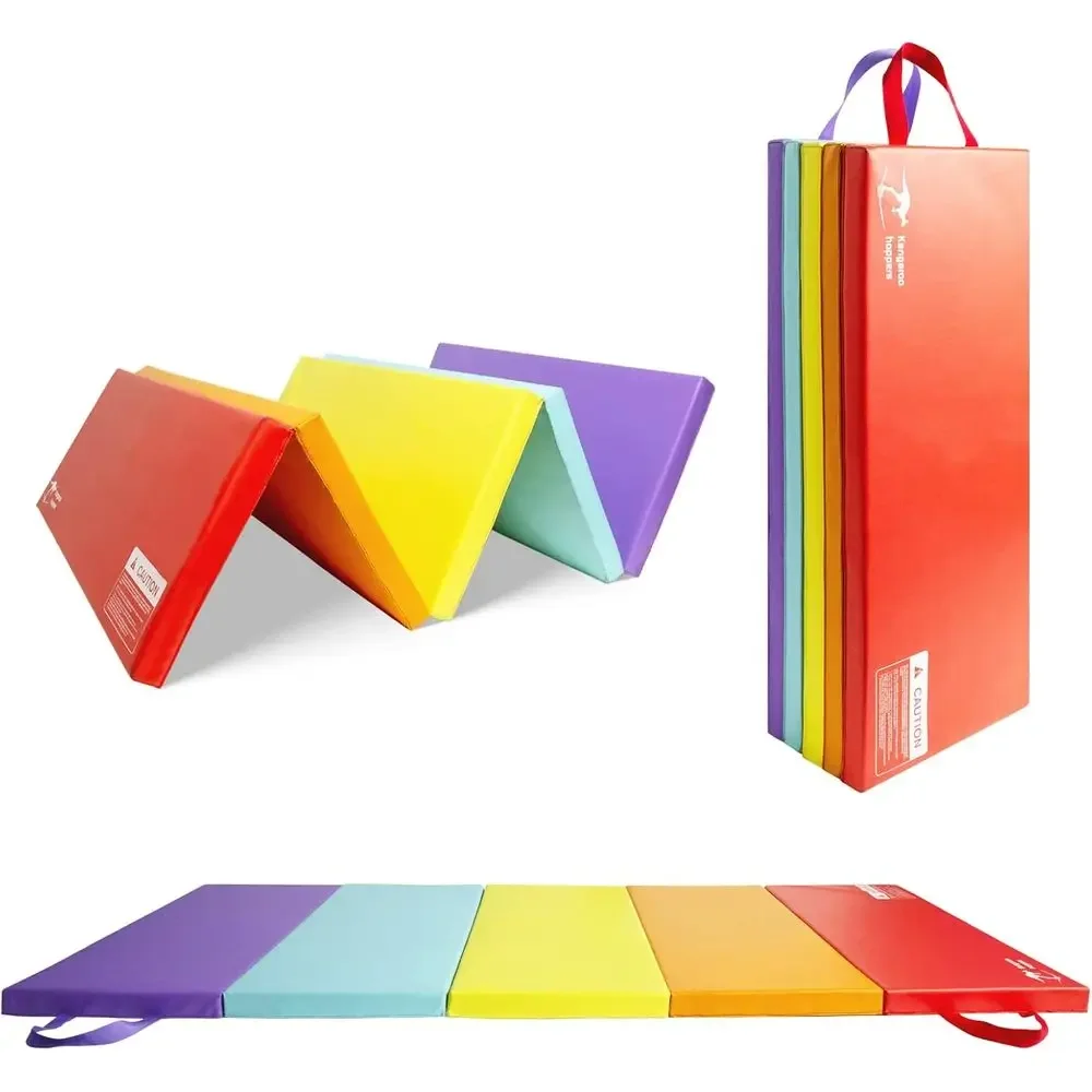 

Portable Folding Gym Mats for Kids - Durable and Easy to Carry Home Play Mat