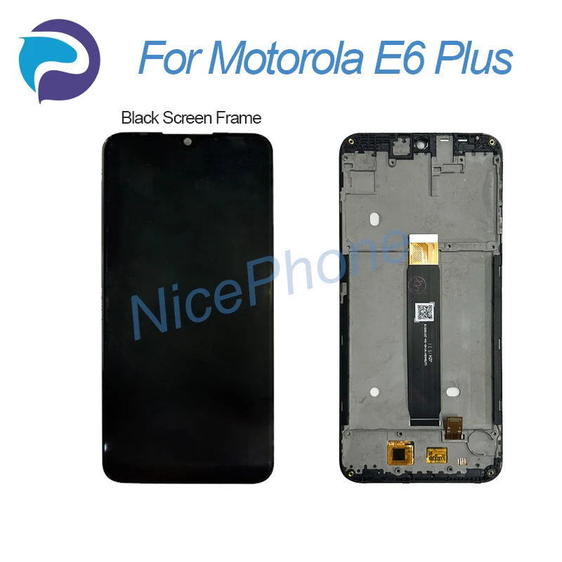 for Motorola E6 Plus LCD Screen + Touch Digitizer Display 1560*720 PAGA0004/4IN, PAGA0033/33IN E6 Plus LCD Screen Display