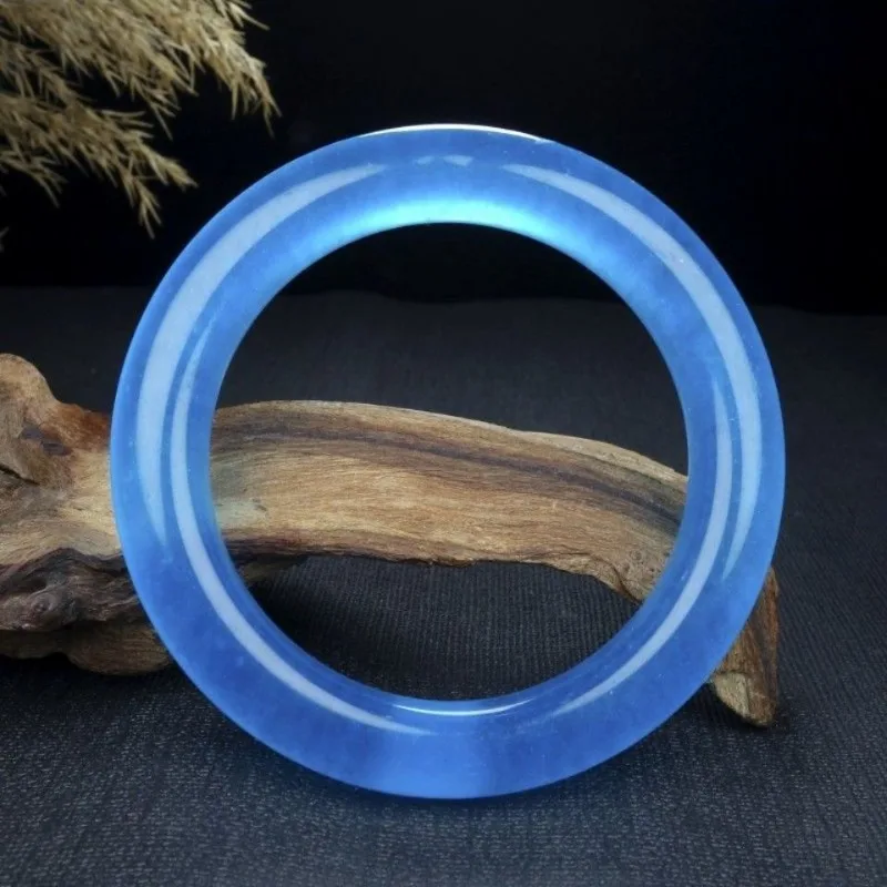 

Natural Quartzite Bracelet Women's Fat Round Jade Bracelet Jewelry