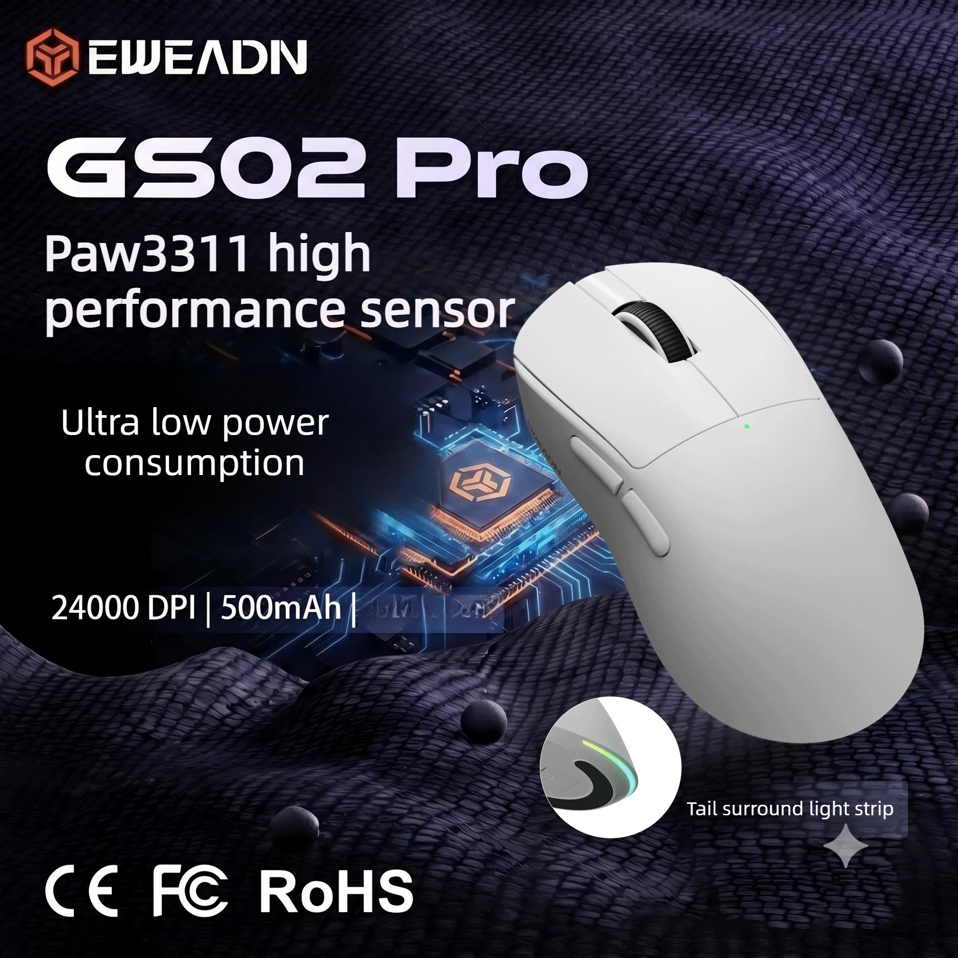 Souris de jeu sans fil PAW3311 - Pc Gaming Rgb avis et prix