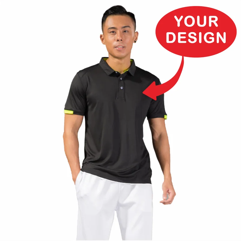 Summer Quick Drying POLO Shirt Logo Custom Printing Embroidery Golf Custom Your Logo Sports T-shirt Top