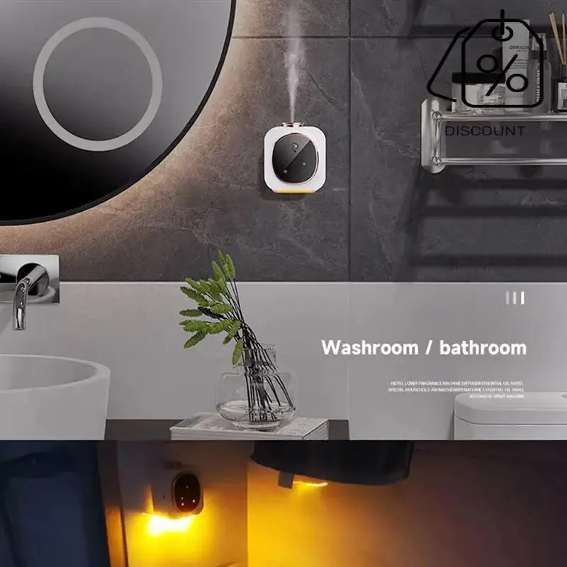 AB35-Waterless Aromatherapy Machine Rechargeable Nebulizer Diffuser Touch Sensor Essential Oil Aromatherapy