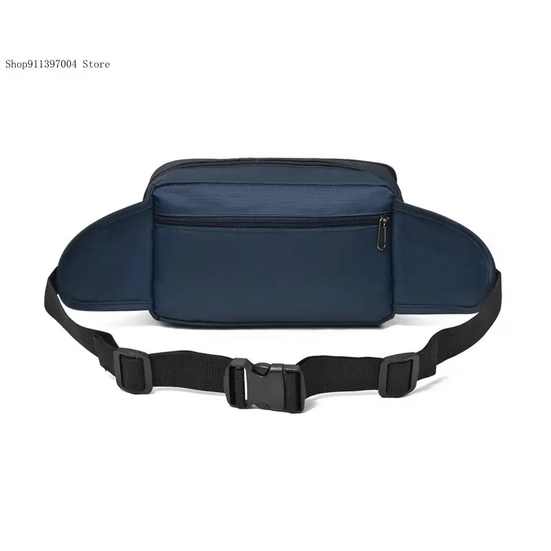 Large Capacity Outdoor Travel On Construction Site Oxford Cloth Multiple Compartments Crossbody Single Shoulder Waist Bag Men