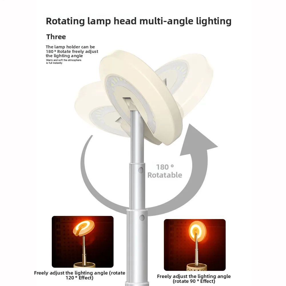 Luz de Camping de 2600mAH, linterna recargable escalable de doble Color, recargable por USB, linterna de panal de 4 modos para acampar al aire libre