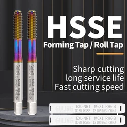 GULING HSSE-M42 JIS Standard White/TIN/DLC/TICN Coating Roll Forming Tap M3M4M5M6M7M8M9 M10M11M12M14M16 Machine Screw Thread Tap