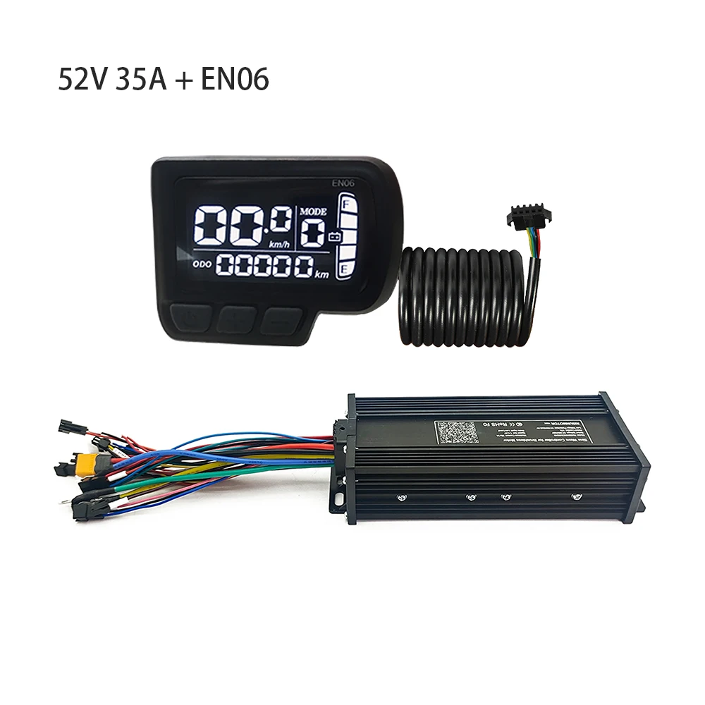 EBKE 36V 48V 52V 60V 72V 1000W-2000W 35A 45A 3-Mode Sine Wave Ebike Controller With TFT 04U UKC1 Colorful OMD2 LCD Display