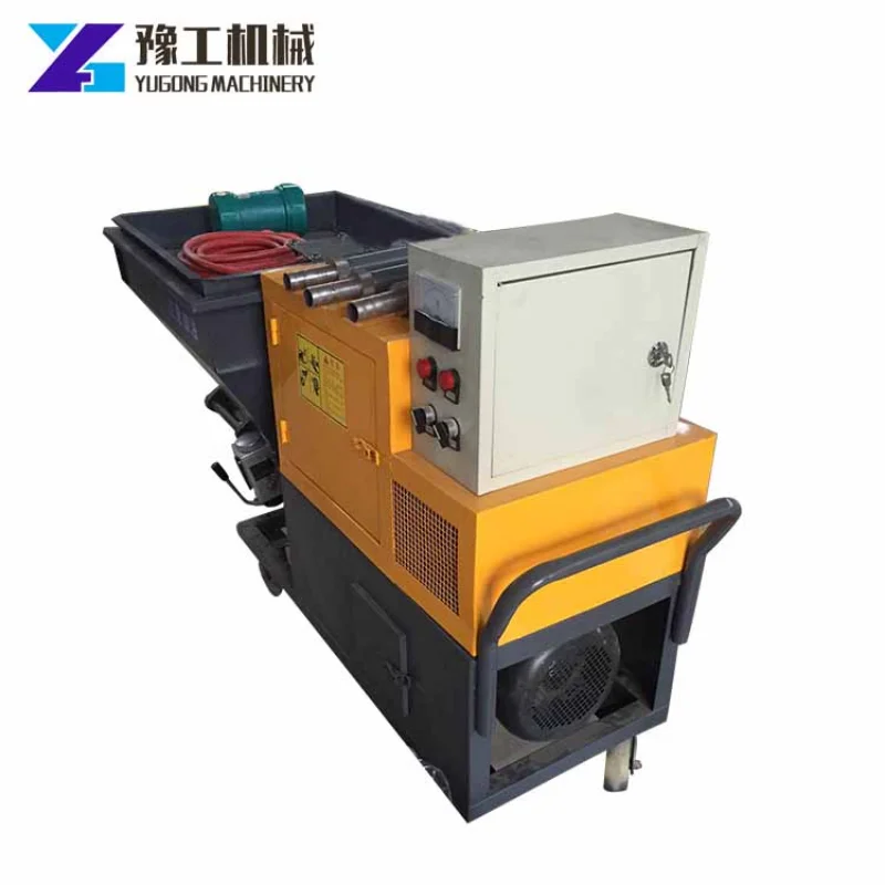 China New Plastering Mortar Spraying Machine Price with Concrete Mixer Cement Mortar Sprayer Equipment for Construction Project