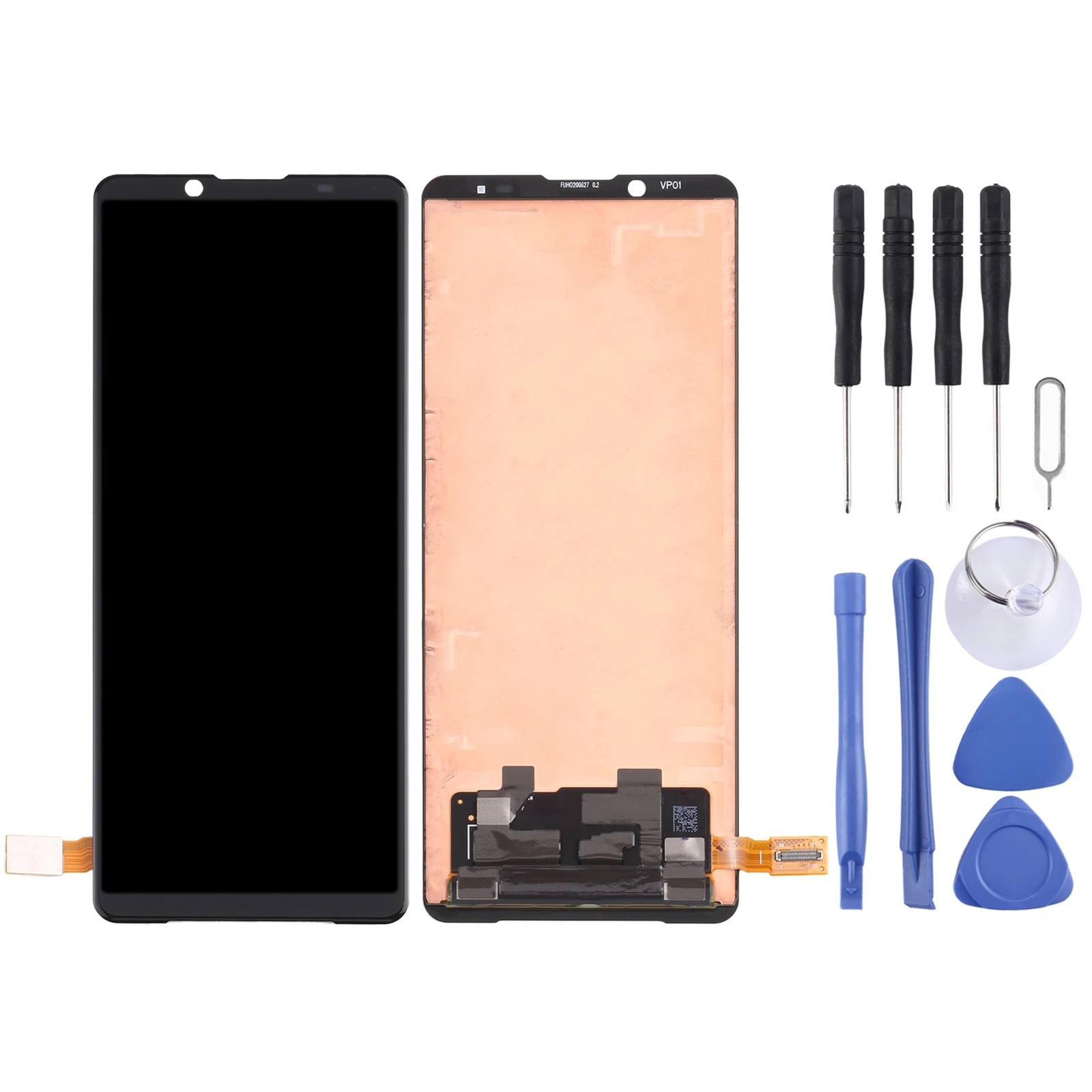 6.1'' OLED LCD Screen For Sony Xperia 5 II Phone Display Touch Screen and Digitizer Full Assembly Repair Replacement Part