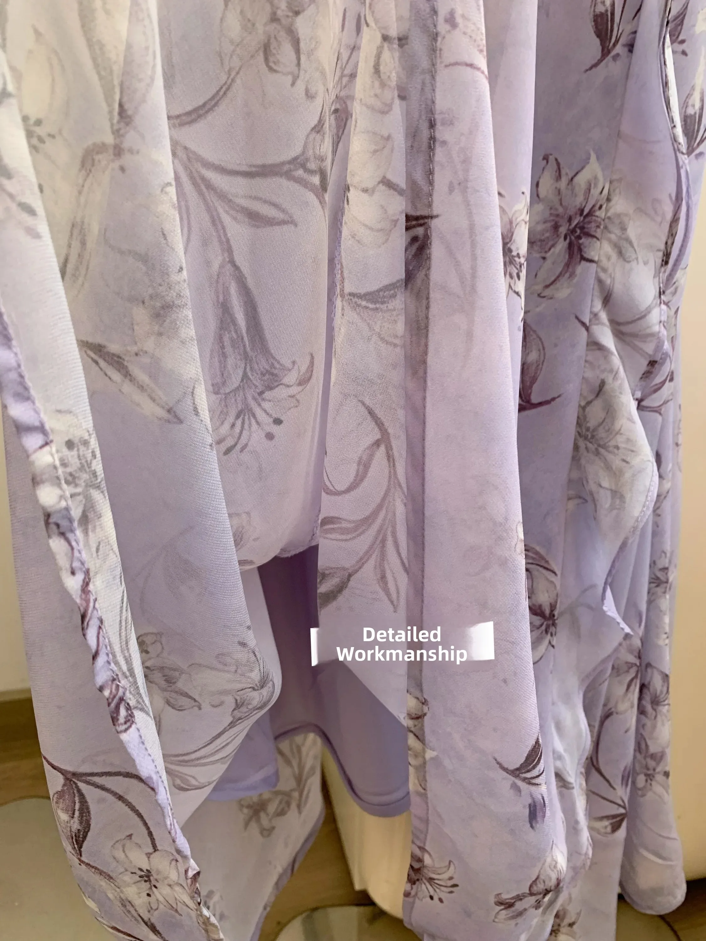 Luckymana Floral Print Halter - đánh giá và giá Sundress Midi Floral