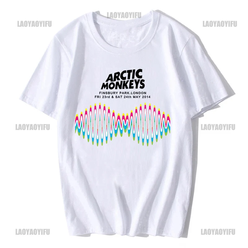 Men Women T-shirt Arctic Monkeys Rock Band T Shirt Male Hip Hop Cotton Clothes Manga Short Sleeve Tee Streetwear Y2k Trend Tops