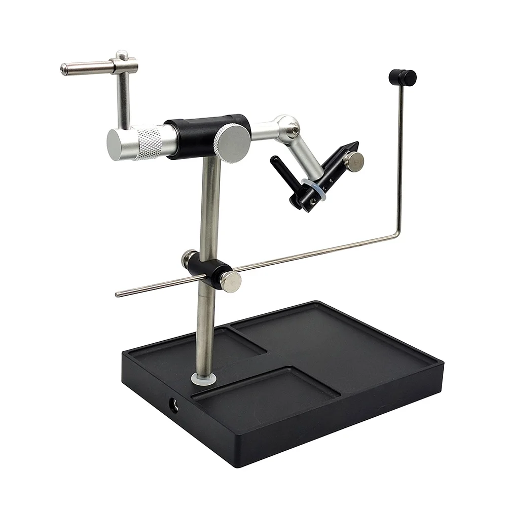 

Fly Tying Vise with Pedestal Base 360 Degree Rotary Fishing Flies Tying Tool Bobbin Thread Holder Flies Lure Making Accessories