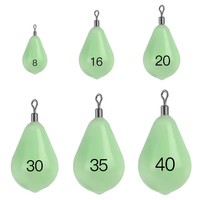 WEIHE 30g 60g 75g 112g 131g 150g Luminous Lead Sinker With Soft Plastic Shell