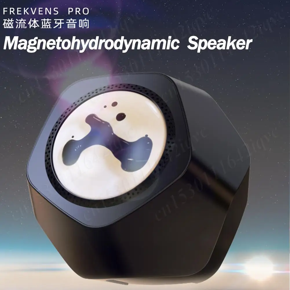 

Speaker Magnetic Ferrofluid Music Rhythm Lamp Bluetooth Speaker Desktop Stereo Bass Subwoofer Bluetooth Magnet Liquid Soundbox