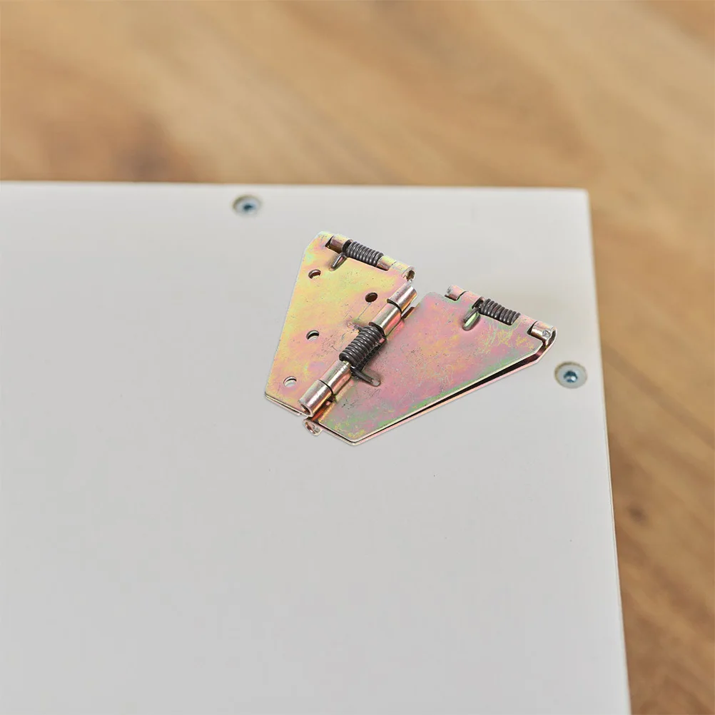 

2pcs Heavy Duty Butterfly Hinges For Drop Leaf Dining Table Leaf Support Folding Desk Hardware Iron Spring Lock Hinge Wall Mount