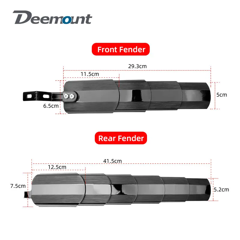 MTB Bicycle Mudguard Telescopic Folding Fender 24 26 27.5 29 inch Mud Wings Front/Rear Wheel Bike Accessories