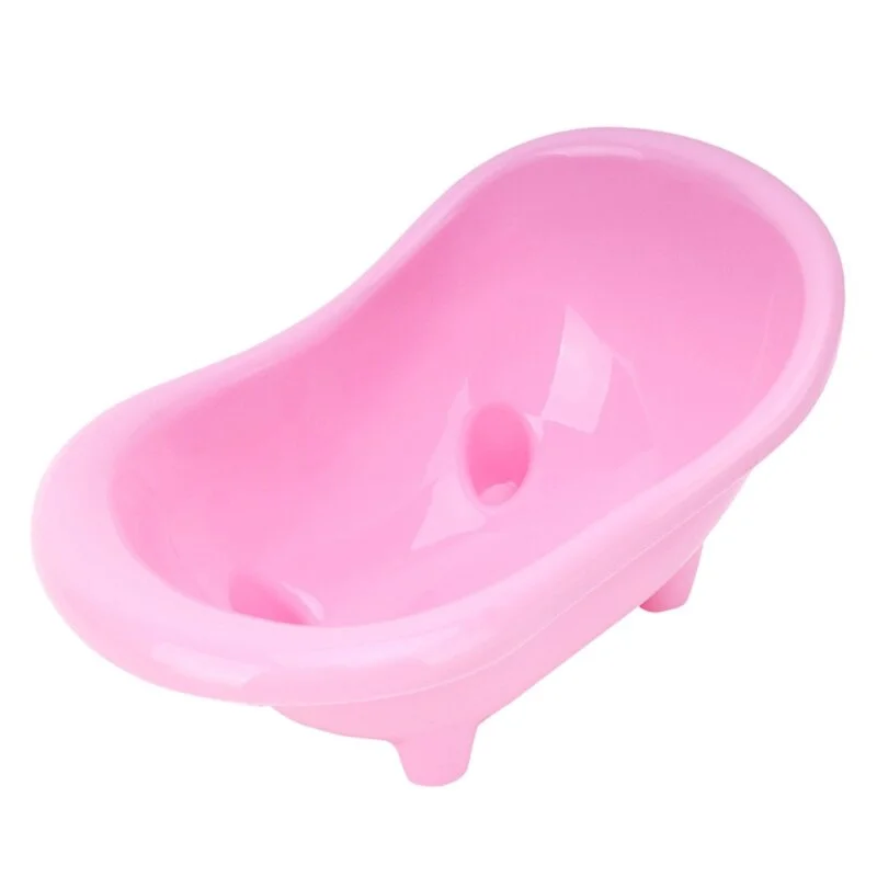 Pet Mouse Bathing Bathtub Plastic Bathtub Hamster Bathing Toy Little Pet Bathroom Pet Rat Cage Accessories